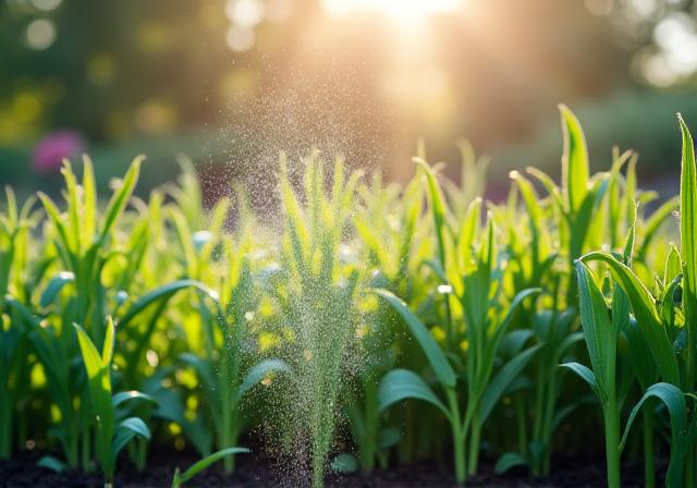 Tecnología de ahorro de agua en jardines