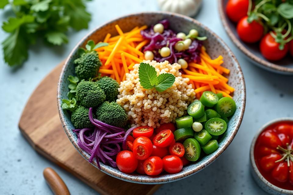 Cuisine végétarienne vegan healthy